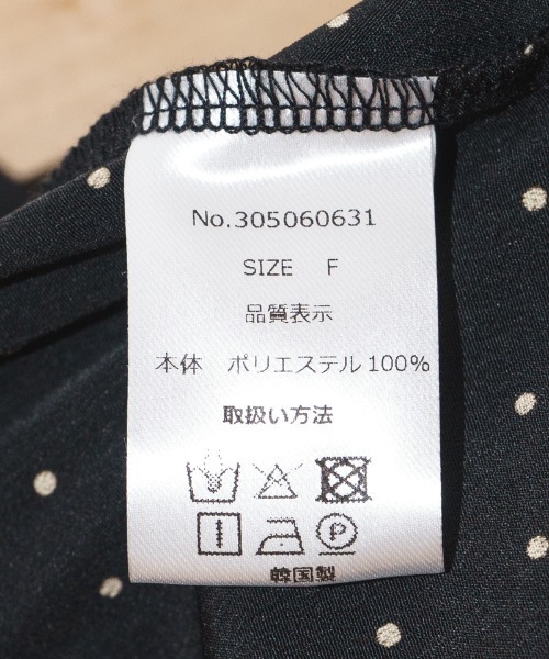 flower（フラワー）の「リボンドットブラウス（シャツ/ブラウス・レディース・ブラック/ベージュ・FREE）」の19枚目の写真