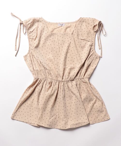 flower（フラワー）の「リボンドットブラウス（シャツ/ブラウス・レディース・ブラック/ベージュ・FREE）」の20枚目の写真