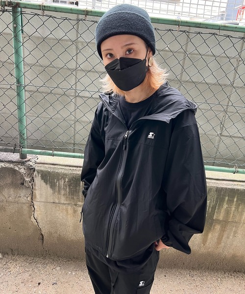 STARTER BLACK LABEL（スターターブラックレーベル）の「ナイロンジップパーカー（ナイロンジャケット・メンズ・ブラック・M/L）」の5枚目の写真