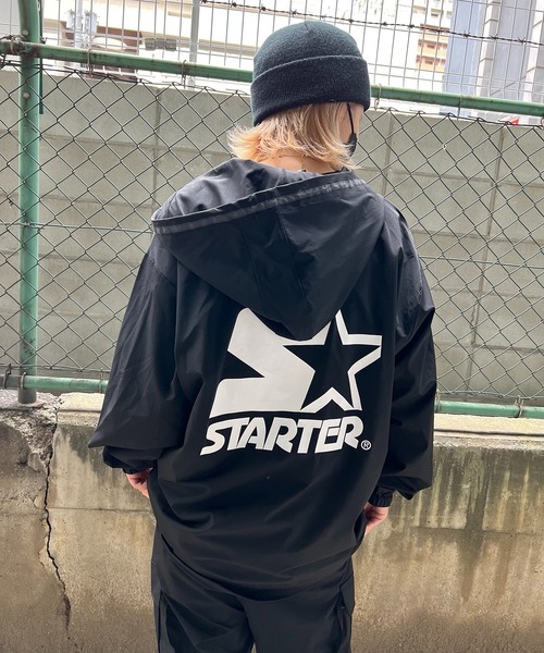 STARTER BLACK LABEL（スターターブラックレーベル）の「ナイロンジップパーカー（ナイロンジャケット・メンズ・ブラック・M/L）」の11枚目の写真