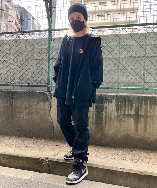 STARTER BLACK LABEL（スターターブラックレーベル）の「ナイロンジップパーカー（ナイロンジャケット・メンズ・ブラック・M/L）」の15枚目の写真