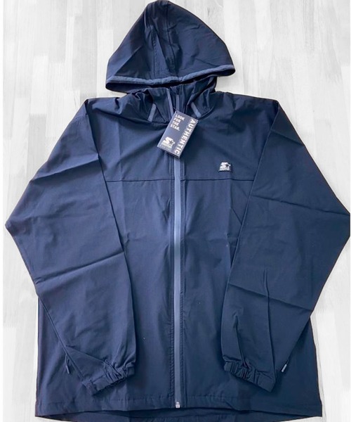 STARTER BLACK LABEL（スターターブラックレーベル）の「ナイロンジップパーカー（ナイロンジャケット・メンズ・ブラック・M/L）」の9枚目の写真