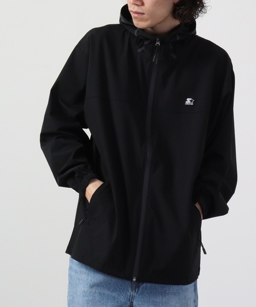 STARTER BLACK LABEL（スターターブラックレーベル）の「ナイロンジップパーカー（ナイロンジャケット・メンズ・ブラック・M/L）」の22枚目の写真