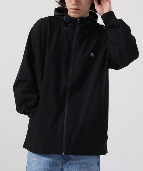 STARTER BLACK LABEL（スターターブラックレーベル）の「ナイロンジップパーカー（ナイロンジャケット・メンズ・ブラック・M/L）」の20枚目の写真