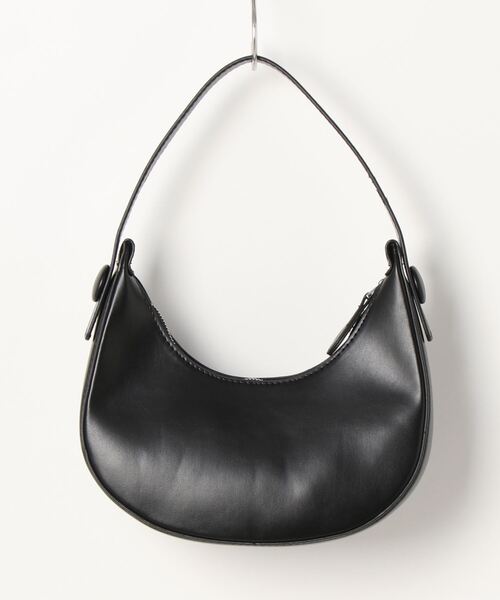 NiiNa(ニーナ)の「【NiiNa】ワンハンドルムーンバッグ(ハンドバッグ・レディース・ブラック/ホワイト/イエロー/ブラウン・FREE)」の12枚目の写真