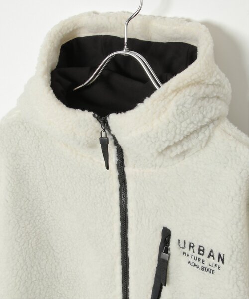 ikka(イッカ)の「URBAN NATURE LIFE アーバンネイチャーライフ ボアブルゾン(ブルゾン・メンズ・ブラック/オフホワイト・M/L/XL)」の15枚目の写真