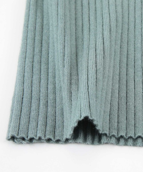 titivate（ティティベイト）の「ボートネックリブ編みニット（ニット/セーター・レディース・ブラック/グレイッシュベージュ/ピンク/ブルーグリーン/アイボリー/ブルー/ホワイト系その他/グレー/レッド/オリーブ/ネイビー・M/S）」の17枚目の写真