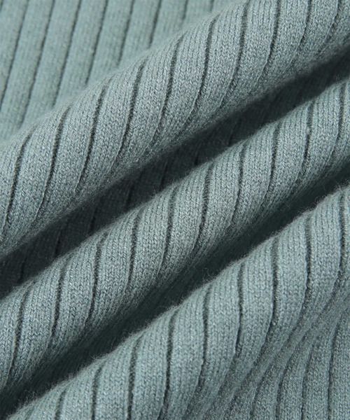 titivate（ティティベイト）の「ボートネックリブ編みニット（ニット/セーター・レディース・ブラック/グレイッシュベージュ/ピンク/ブルーグリーン/アイボリー/ブルー/ホワイト系その他/グレー/レッド/オリーブ/ネイビー・M/S）」の20枚目の写真