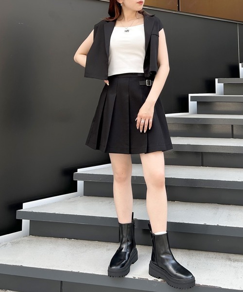INGNI（イング）の「ショートベスト(セットアップ対応)（ベスト
