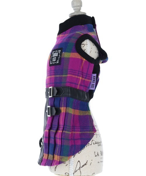 ANNA SUI（アナスイ）の「ANNA SUI/チェック柄フェイクレザー