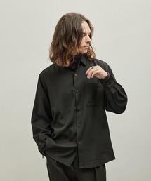 JUNRED | ウーリーカチオンドレープシャツ(シャツ/ブラウス)