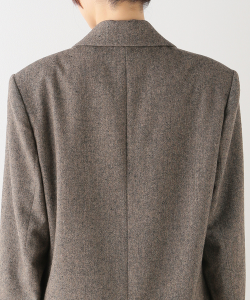 ジャケット・アウター A&S / Bulky sleeve no collar jacket スタイリッシュジャケット《セットアップ着用可》 (ACJK3108-91