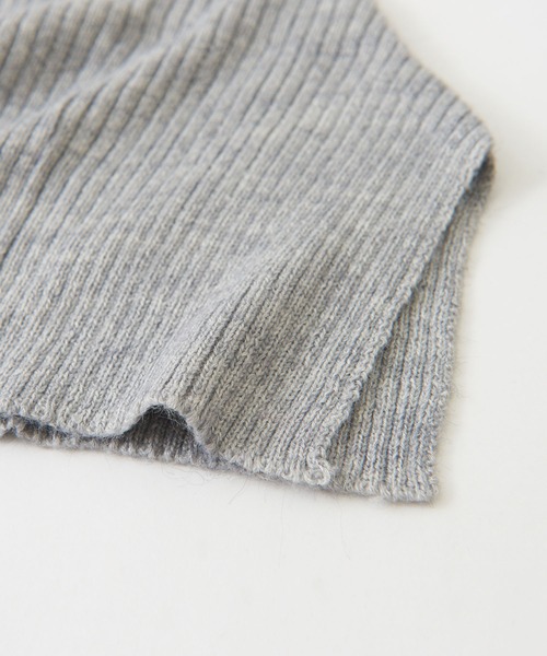 CUBE SUGAR（キューブシュガー）の「WEB限定ニットバラクラバ＆アームウォーマーセット（ネックウォーマー/スヌード・レディース・ブラック/スミクロ/グレー・M）」の9枚目の写真