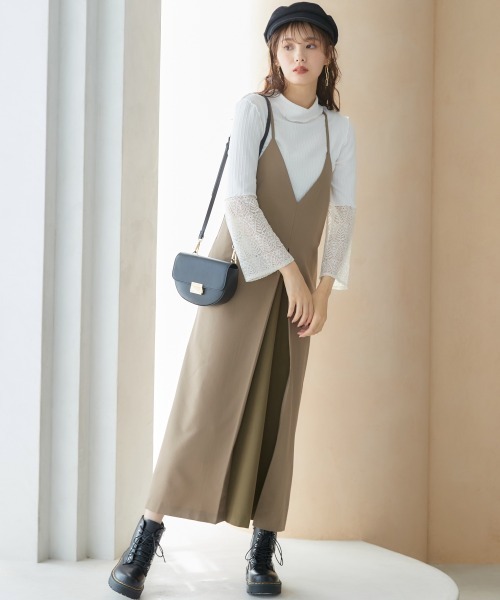 miclat（ミクラ）の「大きいサイズ　袖レースメロウカットソー　miclat（Tシャツ/カットソー・レディース・ブラック/アイボリー・L/5L/3L/4L/LL）」の8枚目の写真