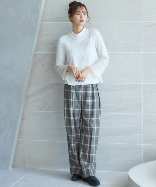 miclat（ミクラ）の「大きいサイズ　袖レースメロウカットソー　miclat（Tシャツ/カットソー・レディース・ブラック/アイボリー・L/5L/3L/4L/LL）」の20枚目の写真