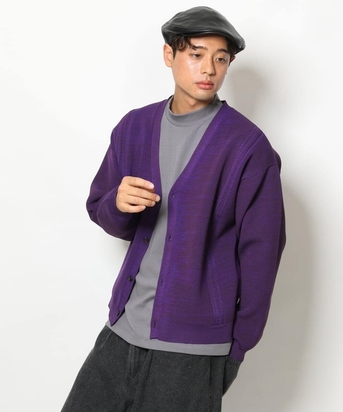 a.v.v（アーヴェヴェ）の「合皮ハンチング（ハンチング/ベレー帽・メンズ・ブラック・46）」の7枚目の写真