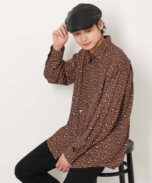 a.v.v（アーヴェヴェ）の「合皮ハンチング（ハンチング/ベレー帽・メンズ・ブラック・46）」の21枚目の写真