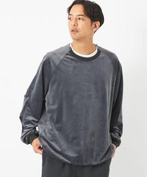 green label relaxing | Morley ベロア ラグラン 長袖 Tシャツ(Tシャツ/カットソー)