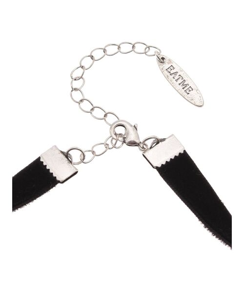 EATME（イートミー）の「ビジューチョーカー（ピアス（両耳用）・レディース・ブラック・FREE）」の5枚目の写真