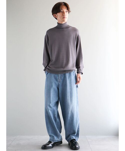 CRAFT STANDARD BOUTIQUE（クラフトスタンダードブティック）の「タートルネックニットプルオーバー（ニット/セーター・メンズ・ライトグレー/ブラック/カーキ/アイボリー/チャコールグレー/レッド系その他5・XL/L/M）」の10枚目の写真