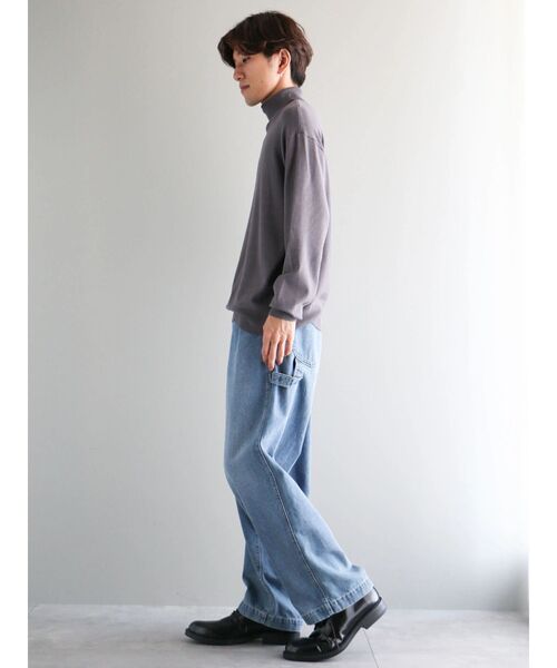 CRAFT STANDARD BOUTIQUE（クラフトスタンダードブティック）の「タートルネックニットプルオーバー（ニット/セーター・メンズ・ライトグレー/ブラック/カーキ/アイボリー/チャコールグレー/レッド系その他5・XL/L/M）」の11枚目の写真