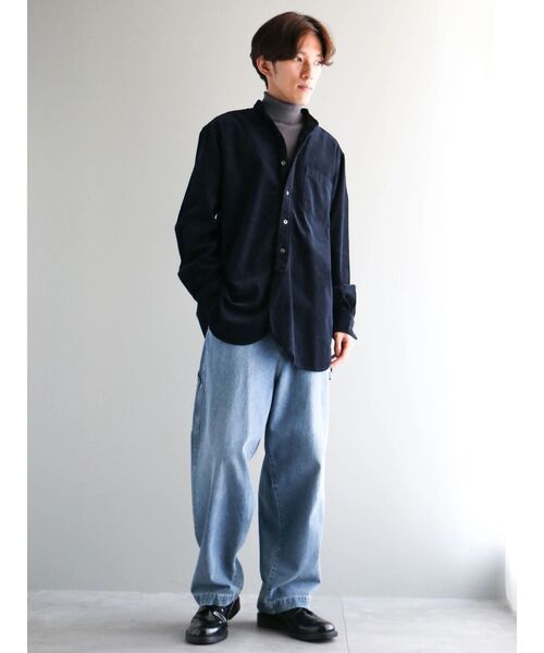 CRAFT STANDARD BOUTIQUE（クラフトスタンダードブティック）の「タートルネックニットプルオーバー（ニット/セーター・メンズ・ライトグレー/ブラック/カーキ/アイボリー/チャコールグレー/レッド系その他5・XL/L/M）」の12枚目の写真