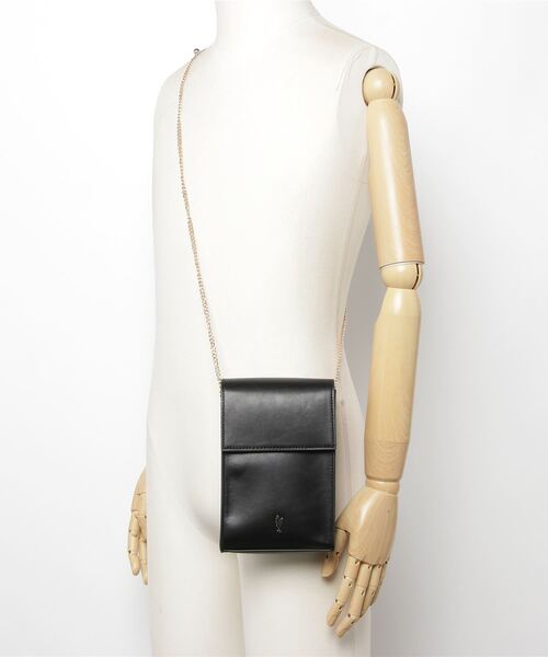 MIRO AMURETTE(ミロアミュレット)の「niwatori mini shoulder bag/チャーム付きスマホショルダーバッグ(ショルダーバッグ・レディース・ブラック・FREE)」の16枚目の写真