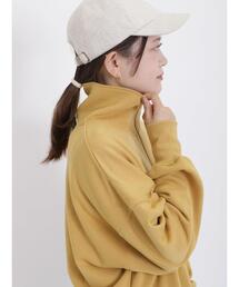 Samansa Mos2 | 裏毛ハーフジップスウェット(Tシャツ/カットソー)