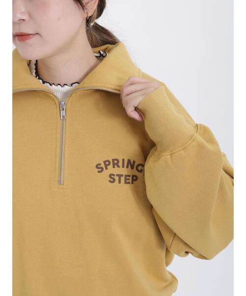 Samansa Mos2（サマンサ モスモス）の「裏毛ハーフジップスウェット（T