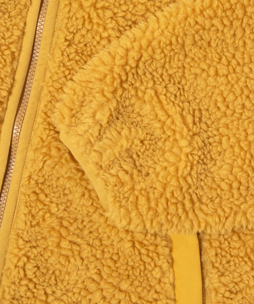 HUF（ハフ）の「STANDARD BOA HOODED JACKET / HUF ボアフードジャケット フリース（ブルゾン・メンズ・ブラック/その他1/キャメル・LARGE/X-LARGE/MEDIUM/SMALL）」の15枚目の写真