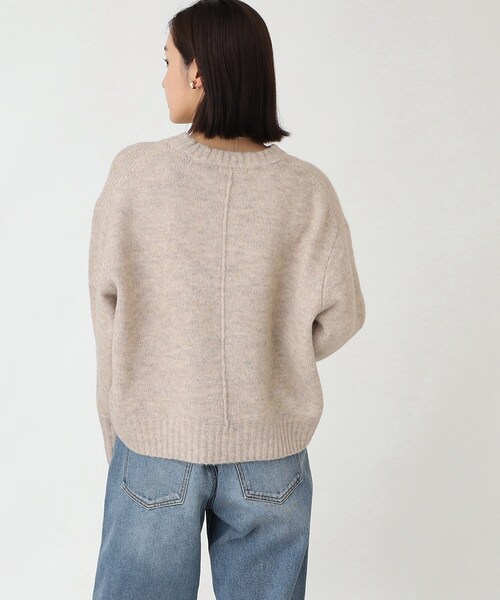 THE SHOP TK （ザ ショップ ティーケー ）の「◆エアリークルーニットAC／PE（ニット/セーター・レディース・グリーン系/チャコールグレー/ブルー/ライトベージュ・99）」の16枚目の写真