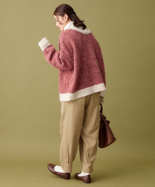 Viola e Viola(ヴィオラエヴィオラ)の「ふんわりやわらか素材のゆるパンツ(その他パンツ・レディース・スミクロ/グレイッシュベージュ・M/L/LL)」の7枚目の写真
