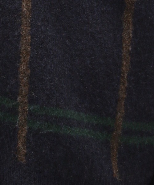 LAKOLE（ラコレ）の「Ｗジャガードチェックニットカーディガン / 907340（カーディガン/ボレロ・メンズ・アイボリー/ブルー/ネイビー・LARGE/X-LARGE/MEDIUM）」の18枚目の写真