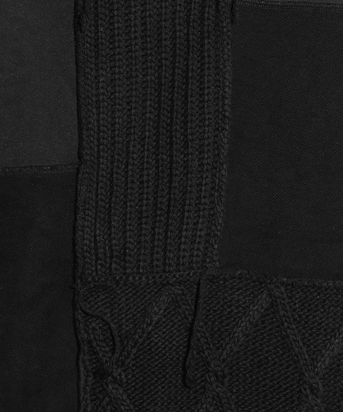 HARE（ハレ）の「OVERニットドッキングスウェット(HARE)（スウェット・メンズ・ブラック/ブルー・FREE）」の14枚目の写真