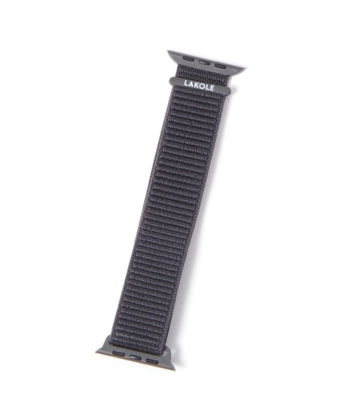 LAKOLE（ラコレ）の「AppleWatchベルト[ゴム] / 990198（デジタル腕時計・レディース・チャコール/アイボリー・X-SMALL/SMALL）」の7枚目の写真