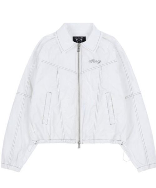 FANCY CLUB（ファンシークラブ）の「A'GEM/9 × .kom『 FANCY CLUB/ファンシークラブ』Glossy stitch jacket/グロッシーステッチジャケット（その他アウター・レディース・A/ホワイト/ブラック・FREE）」の19枚目の写真