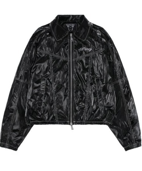 FANCY CLUB（ファンシークラブ）の「A'GEM/9 × .kom『 FANCY CLUB/ファンシークラブ』Glossy stitch jacket/グロッシーステッチジャケット（その他アウター・レディース・A/ホワイト/ブラック・FREE）」の9枚目の写真