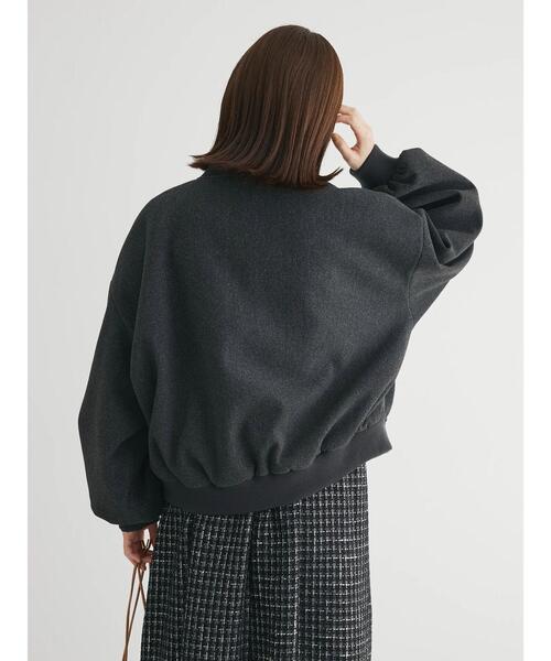 ELENCARE DUE(エレンカーレデュエ)の「・ELENCARE DUE ウールライクブルゾン(ブルゾン・レディース・アイボリー/モカ/チャコールグレー・FREE)」の11枚目の写真