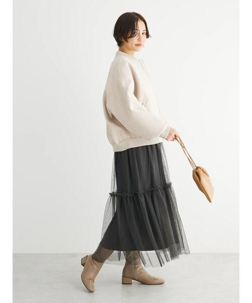 ELENCARE DUE(エレンカーレデュエ)の「・ELENCARE DUE ウールライクブルゾン(ブルゾン・レディース・アイボリー/モカ/チャコールグレー・FREE)」の20枚目の写真