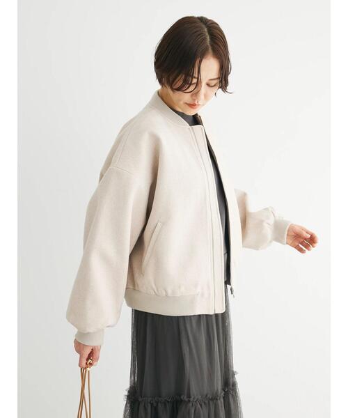 ELENCARE DUE(エレンカーレデュエ)の「・ELENCARE DUE ウールライクブルゾン(ブルゾン・レディース・アイボリー/モカ/チャコールグレー・FREE)」の22枚目の写真