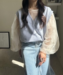 ULEULA（ウルア）の「スウェットVネックノースリベスト（ベスト）」