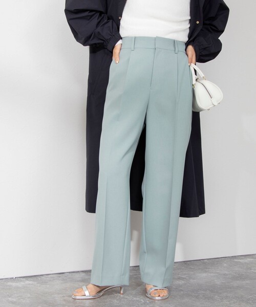 NOLLEY’S（ノーリーズ）の「ウォッシャブル愛されイージータックワイドパンツ（その他パンツ・レディース・ミント/ベージュ/グレー/オフホワイト・34/38/36）」の10枚目の写真