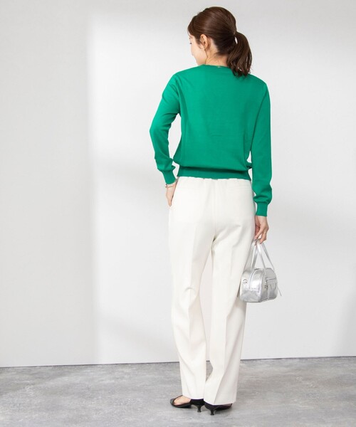 NOLLEY’S（ノーリーズ）の「ウォッシャブル愛されイージータックワイドパンツ（その他パンツ・レディース・ミント/ベージュ/グレー/オフホワイト・34/38/36）」の19枚目の写真