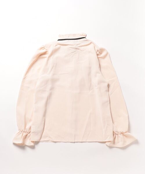 SpRay(スプレイ)の「タイ付フリルスタンドブラウス(シャツ/ブラウス・レディース・アイボリー/ホワイト・FREE)」の3枚目の写真