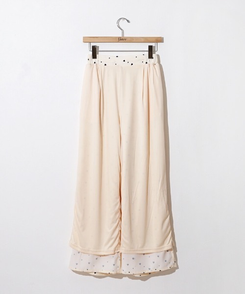 flower（フラワー）の「ルーズリーハートパンツ（その他パンツ・レディース・アイボリー/ブラック・FREE）」の5枚目の写真