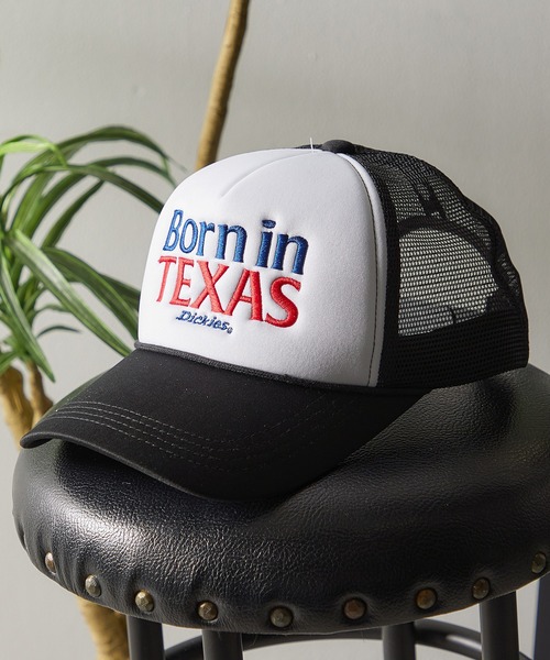 Dickies（ディッキーズ）の「【Dickies】EX TEXASURETHANE /メッシュキャップ/スナップバック/フリーサイズ/帽子/ディッキーズ（キャップ・メンズ・ブラック/ネイビー/ホワイト・FREE）」の2枚目の写真