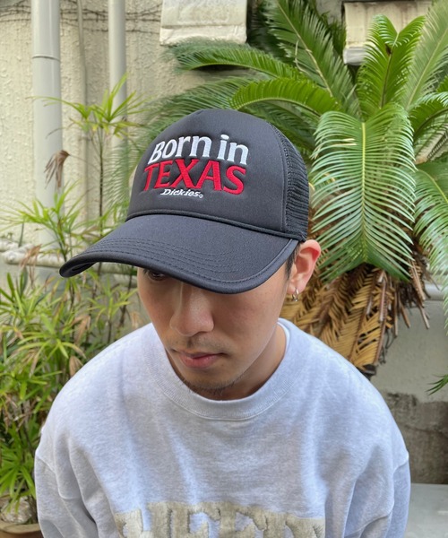 Dickies（ディッキーズ）の「【Dickies】EX TEXASURETHANE /メッシュキャップ/スナップバック/フリーサイズ/帽子/ディッキーズ（キャップ・メンズ・ブラック/ネイビー/ホワイト・FREE）」の5枚目の写真