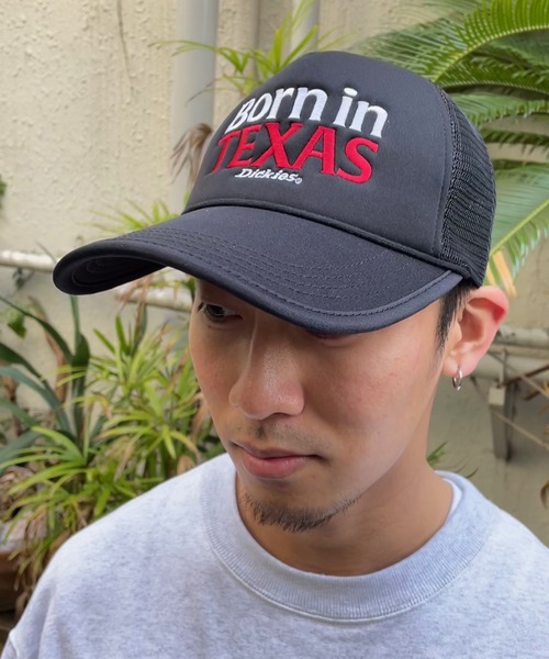 Dickies（ディッキーズ）の「【Dickies】EX TEXASURETHANE /メッシュキャップ/スナップバック/フリーサイズ/帽子/ディッキーズ（キャップ・メンズ・ブラック/ネイビー/ホワイト・FREE）」の6枚目の写真