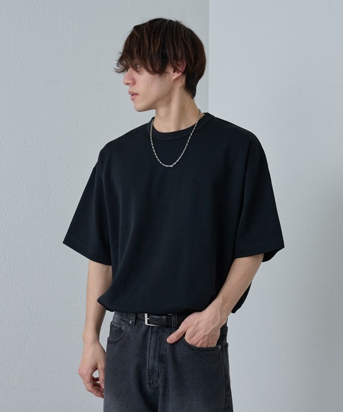 COLONY 2139(コロニートゥーワンスリーナイン)の「エンザイムダンボールリラックスTシャツ(Tシャツ/カットソー・メンズ・オフホワイト/ブラック/ライトグレー・LARGE/MEDIUM)」の13枚目の写真