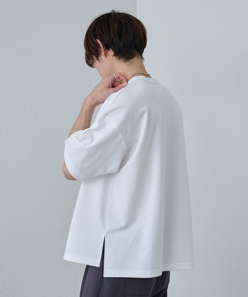 COLONY 2139(コロニートゥーワンスリーナイン)の「エンザイムダンボールリラックスTシャツ(Tシャツ/カットソー・メンズ・オフホワイト/ブラック/ライトグレー・LARGE/MEDIUM)」の19枚目の写真